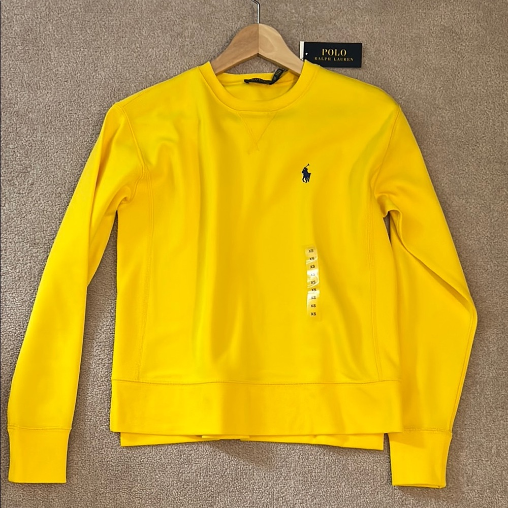 Polo Ralph Lauren Yellow Crew Neck Sweater